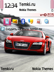 Красная Ауди для Nokia 6760 Slide
