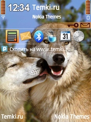 Любящие волки для Nokia 6760 Slide