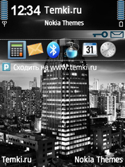 Ночной город для Nokia 6210 Navigator