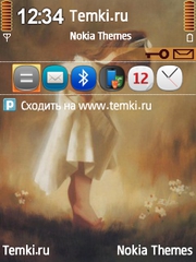 Девочка в платье для Nokia 6730 classic