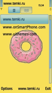 Скриншот №3 для темы Пончик