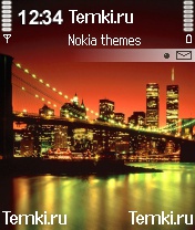 Нью Йорк ночью для Nokia 6680
