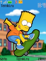 Скриншот №1 для темы Барт Симпсон