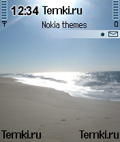 Следы на песке для Nokia 6680