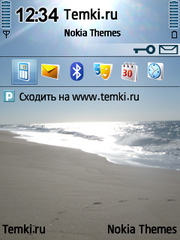 Следы на песке для Nokia N81 8GB