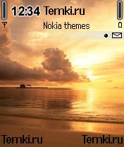 Закат на море для Nokia 6620
