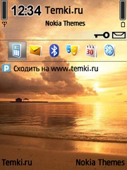 Закат на море для Nokia 6790 Slide