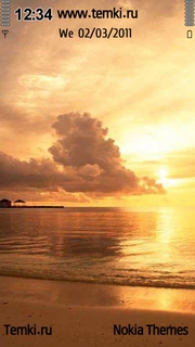 Закат на море для Sony Ericsson Idou