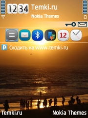 Закат В Санта-Монике для Nokia 6760 Slide