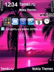 Розовое Малибу для Nokia E66