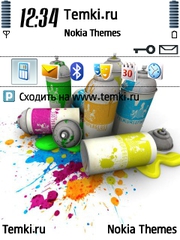 Балончики с краской для Nokia 6730 classic