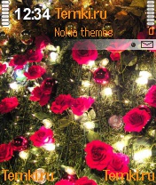 Цветы на елке для Nokia N90