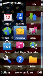 Скриншот №2 для темы Американский Флаг