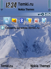 Снежные горы для Nokia N93