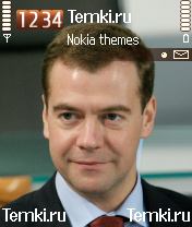 Президент Дмитрий Медведев для Nokia N90