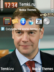 Президент Дмитрий Медведев для Nokia N81