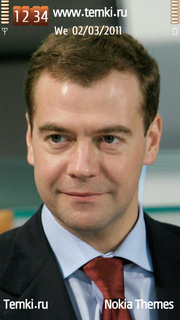 Президент Дмитрий Медведев для Nokia 600