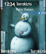 Снеговик для Nokia N70