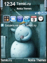 Снеговик для Nokia 6730 classic