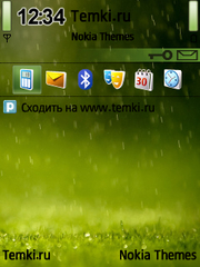 Зеленый дождь для Nokia 6700 Slide
