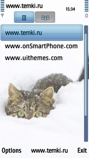 Скриншот №3 для темы Кот в снегу