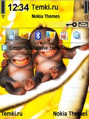 Радостные обезьяны для Nokia N96-3