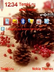 Рождественские шишки для Nokia N82