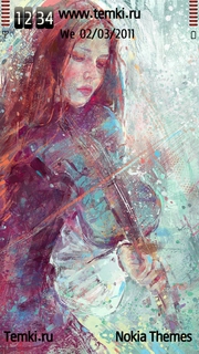 Девочка со скрипкой для S60 5th Edition