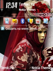 Красно-золотое для Nokia N95