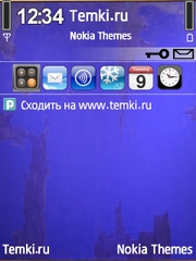 Синяя мазня для Nokia 6790 Slide