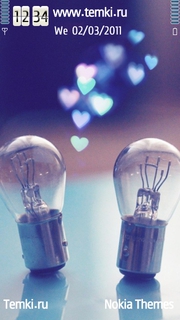 Влюбленные лампочки