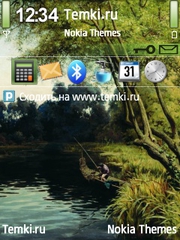 Одинокий рыбак для Nokia N76