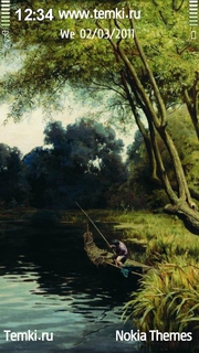 Одинокий рыбак для Nokia 500
