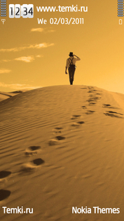 В пустыне для Sony Ericsson Satio