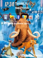 Анимированые Темы - Ледниковый Период для Nokia N93