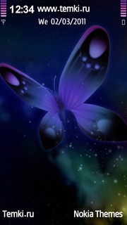 Скриншот №1 для темы Волшебная бабочка