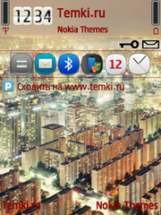 Ночной город для Nokia E72
