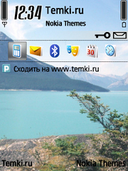 Горное озеро Альберта для Nokia 6790 Slide