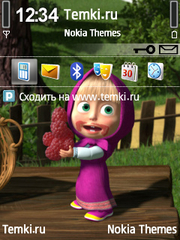 Маша и малина для Nokia 6730 classic