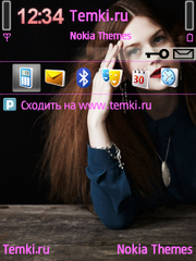Задумчивая Бонни Райт для Nokia N95