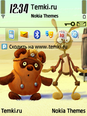 Винни Пух И Кролик для Nokia X5 TD-SCDMA