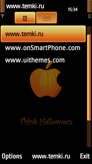 Скриншот №3 для темы Apple Halloween