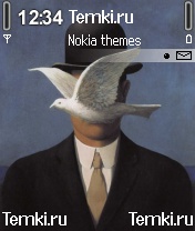 Человек и голубь для Nokia 6600