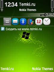Зеленый виндоус для Nokia E71