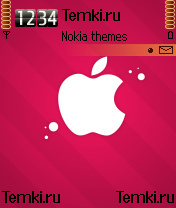 Розовый Apple для Nokia 6670