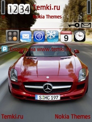 Mercedes SLS AMG для Nokia E73 Mode