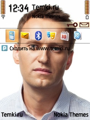 Оппозиционер Алексей Навальный для Nokia N93i