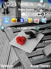Роза на стуле для Nokia C5-00