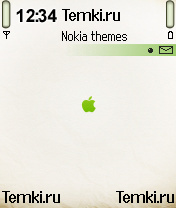 Зеленое яблочко для Nokia 6680