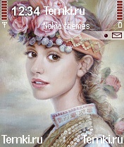 Девушка с розами для Nokia 6260